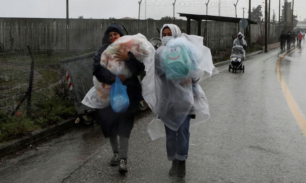 <span>Photograph: Elias Marcou/Reuters</span>