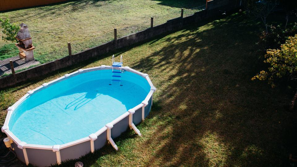 A backyard pool is a lot easier to achieve with an above-ground version.