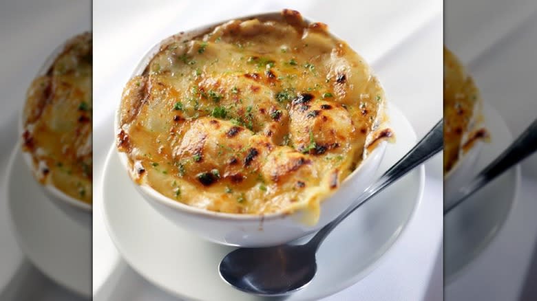 Fleming's Prime French onion soup