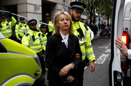 Extinction Rebellion protest in London