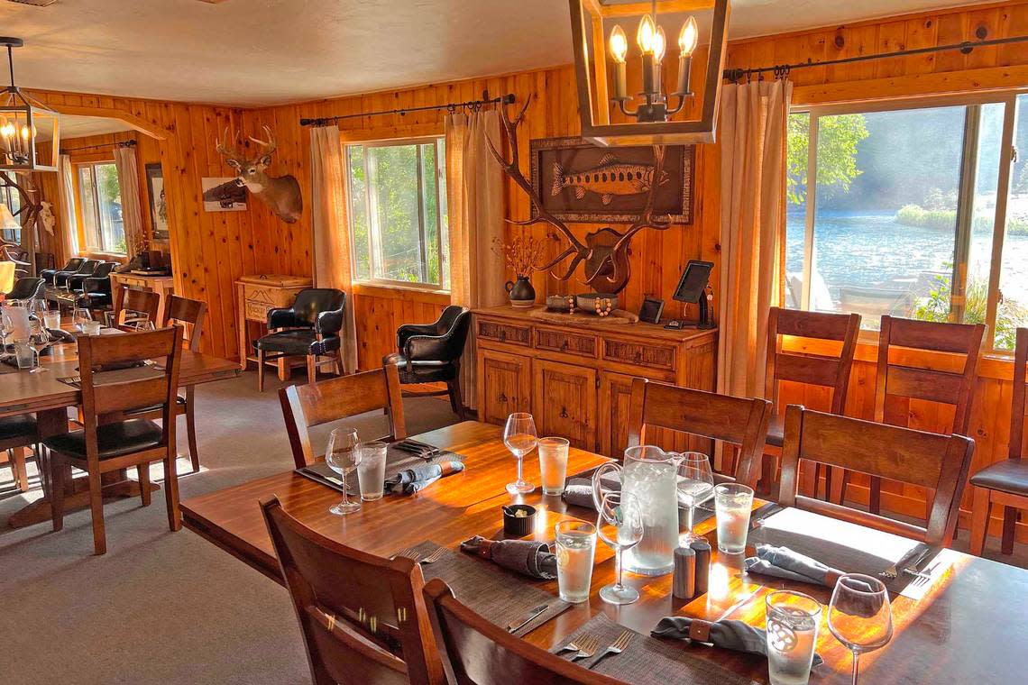 Mackay Bar Ranch has main lodge, river suite and four private guest rooms.