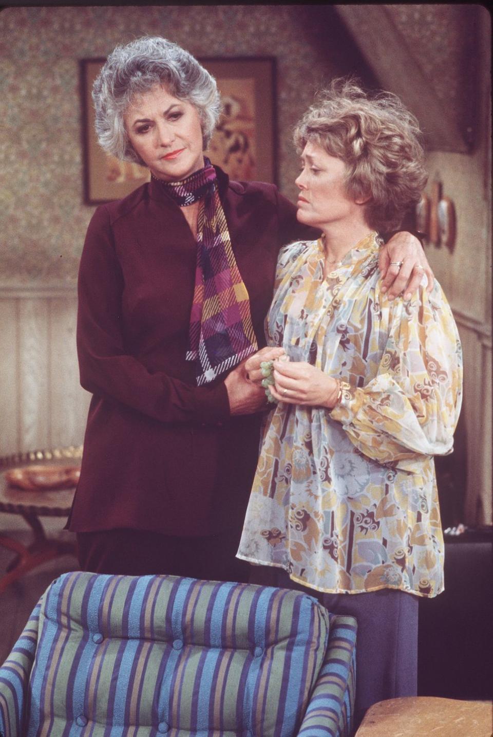 Bea Arthur and Rue McClanahan - 1975