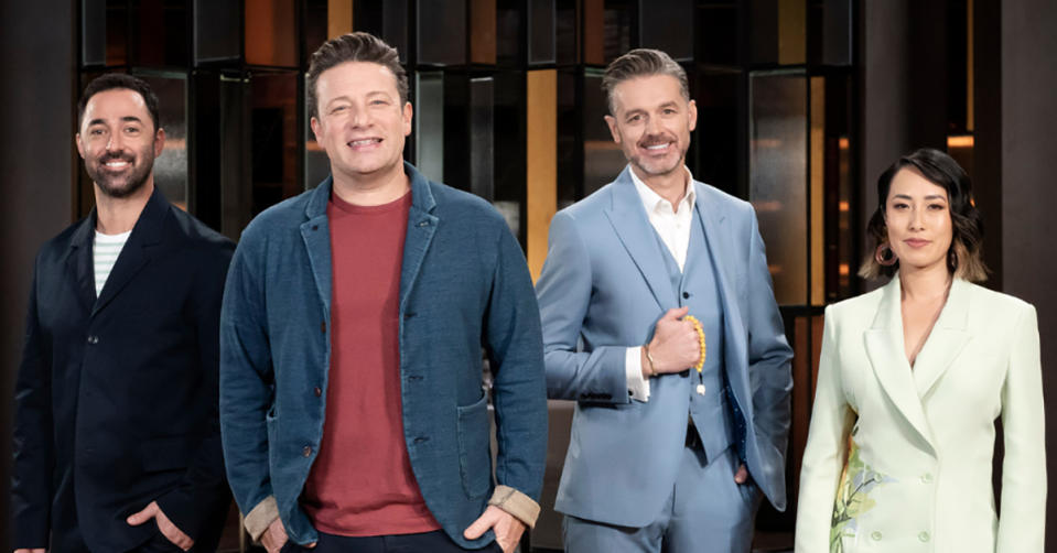 MasterChef's Andy Allen, Jamie Oliver, Jock Zonfrillo and Mel Leong