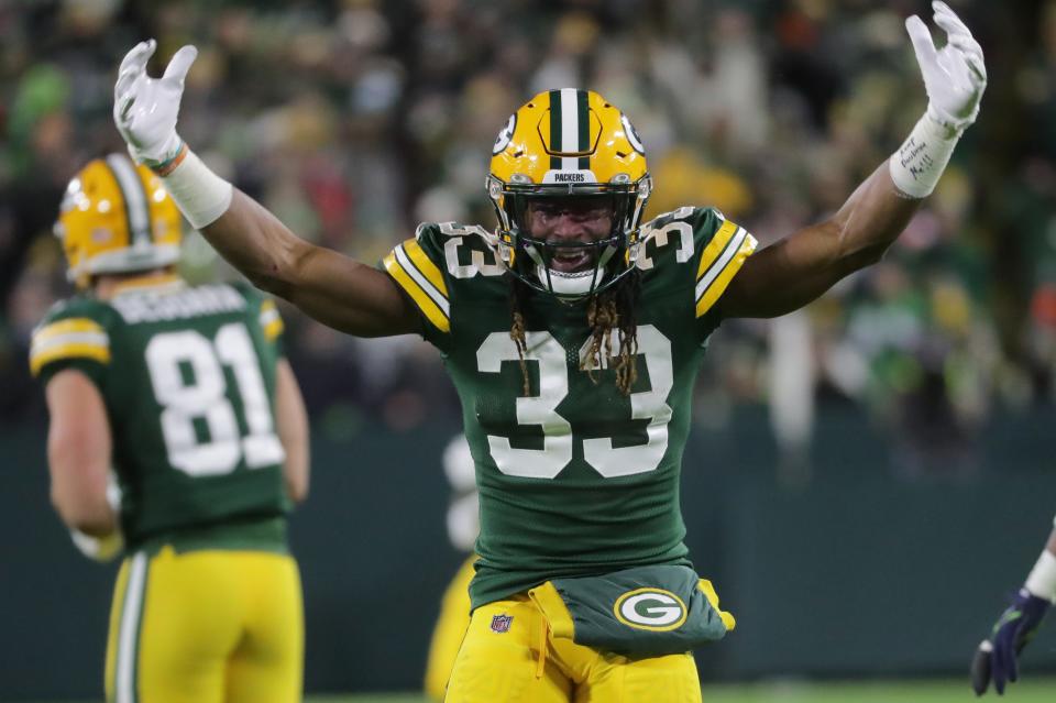 Aaron Jones leads the Green Bay Packers with 541 rushing yards.