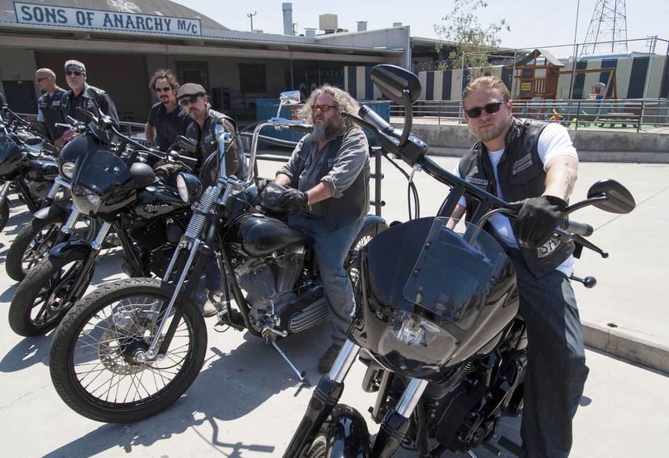 Die Crew der "Sons of Anarchy". (Bild: ddp)