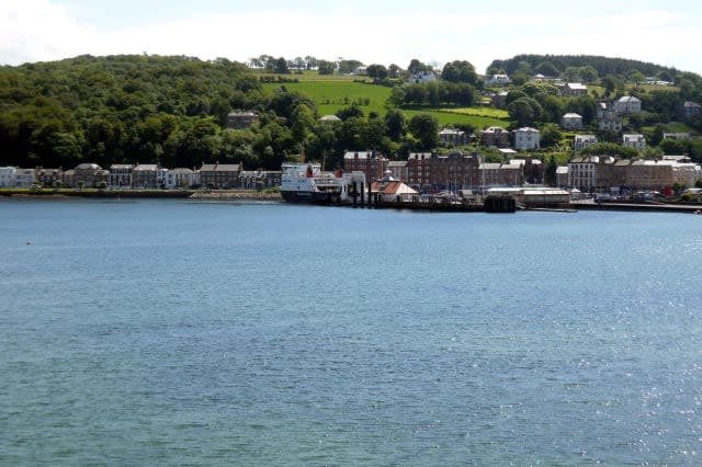 The sea view from the Rothesay flat