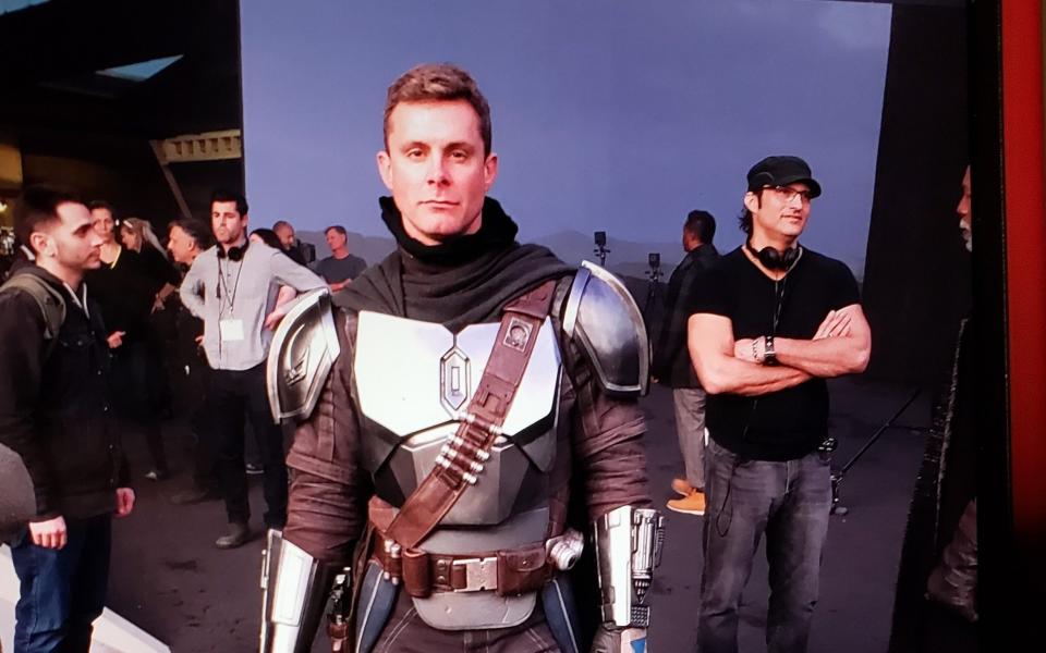 Barry Lowin, one of three actors playing The Mandalorian (not including Pedro Pascal) - Lucasfilm