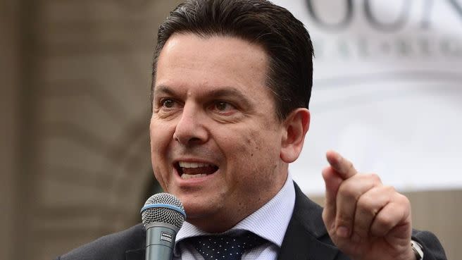 Nick Xenophon looking good in South Australia. Source: AAP