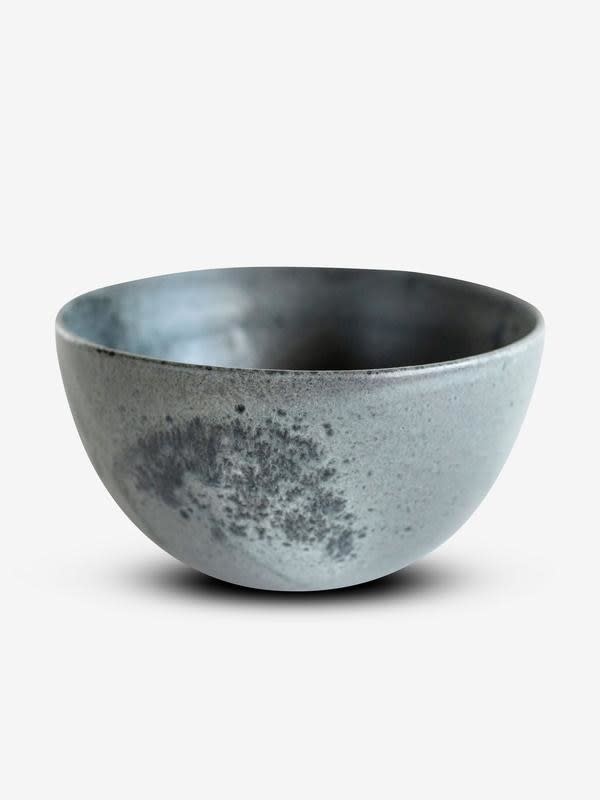 Ceramic Large Deep Bowl by KH Wurtz (in Grey and White Glaze)