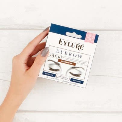 The thought alone of waking up to already-filled-in brows on busy weekday mornings is enough to make me buy this Dybrow tinting kit.