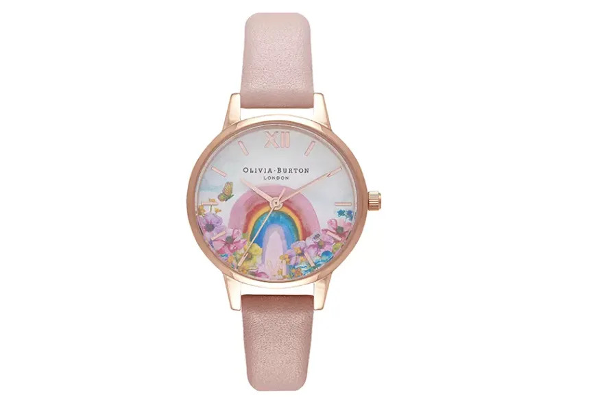 Olivia Burton Rainbow Floral Women's Watch. PHOTO: Zalora