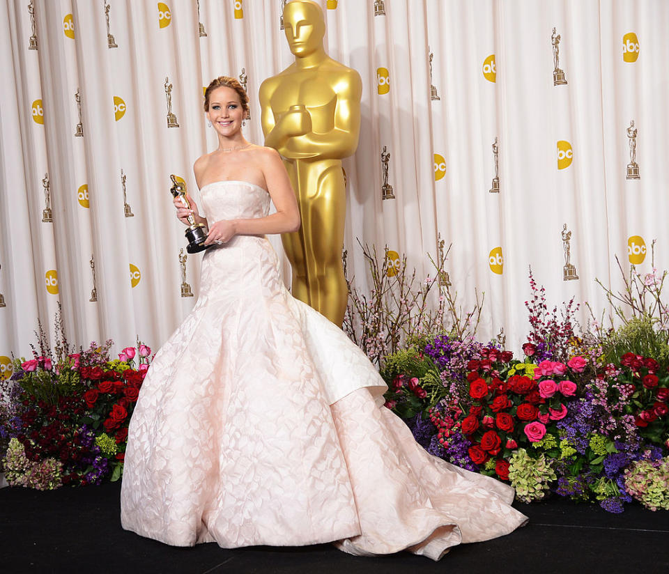 Jennifer Lawrence began her decade with a critically acclaimed and ultimately Oscar-nominated performance in ‘Winter’s Bone’ (2010) and via further award recognition for roles in ‘X-Men: First Class’ and ‘The Hunger Games’, she headed back to the Oscars in 2012, with a gold statue in her pocket for ‘Silver Linings Playbook’. But having stumbled as she climbed the steps to collect her gong, the actress also earned herself the reputation as being one of the world’s most relatable stars. We love you Jennifer Lawrence. [Photo: Getty]