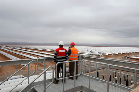 A thermosolar power plant is pictured at Noor II Ouarzazate, Morocco, November 4, 2016. REUTERS/Youssef Boudlal