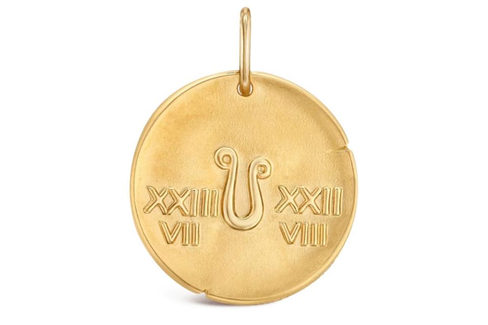 Van Cleef & Arpels Zodiaque Leonis medal in 18-k yellow gold, $2,430