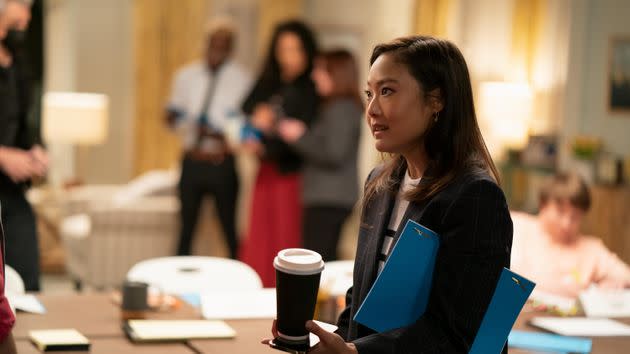 Krista Marie Yu as Elaine, a fictionalized Hulu executive in charge of the 