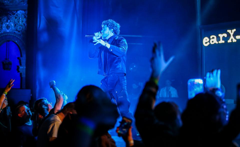 Jack Harlow performs in Louisville in 2021. Harlow will visit Cincinnati in September.