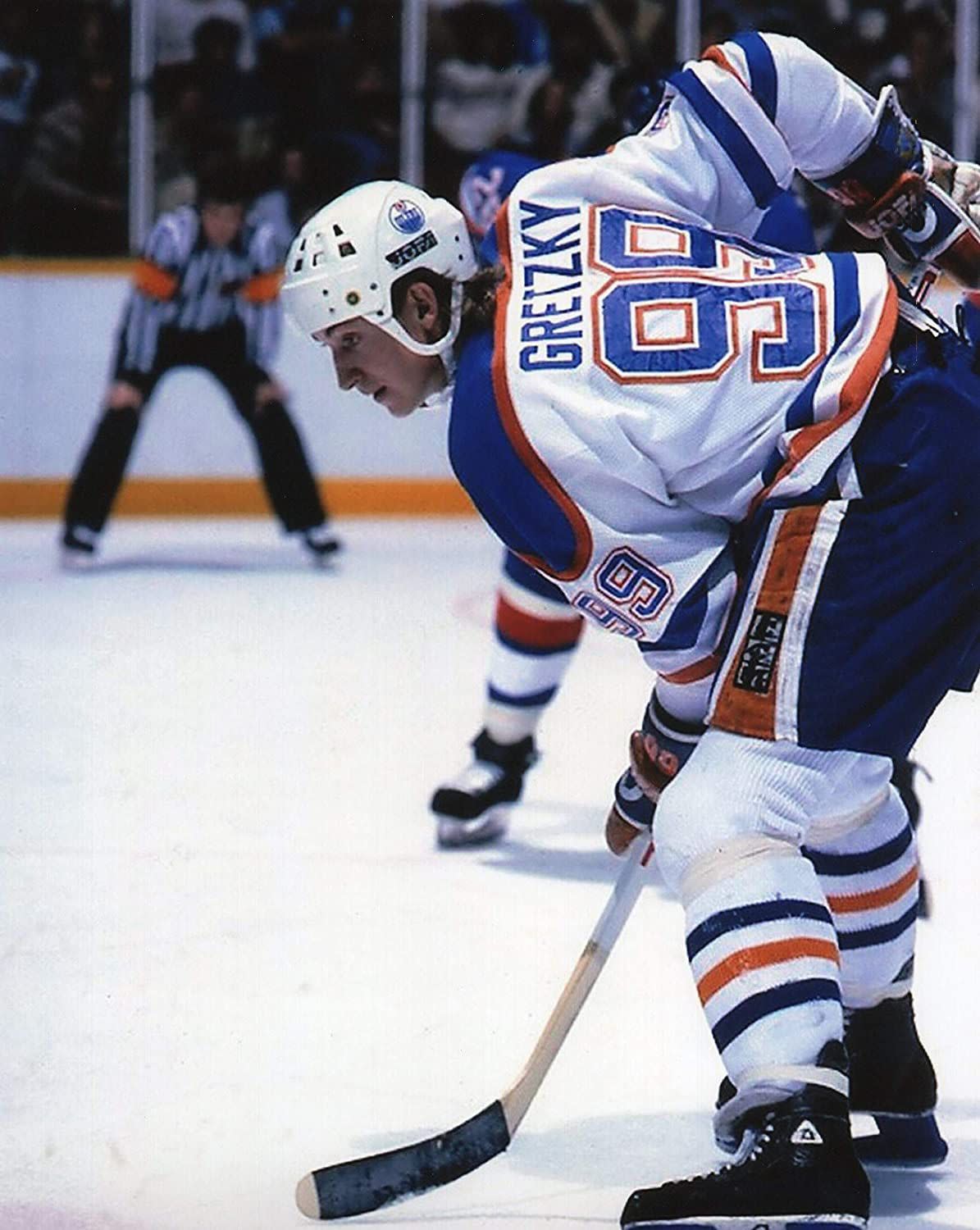 WAYNE GRETZKY EDMONTON OILERS 8X10 SPORTS ACTION PHOTO