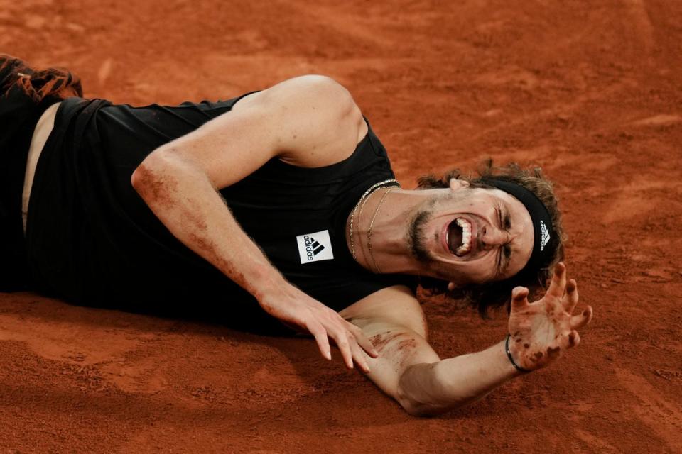 Alexander Zverev has undergone surgery (AP Photo/Thibault Camus) (AP)