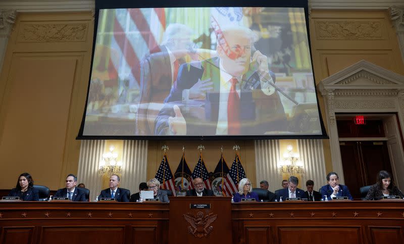 FILE PHOTO: U.S. House Select Committee holds final public meeting to release report on Jan. 6, 2021 assault on Capitol in Washington