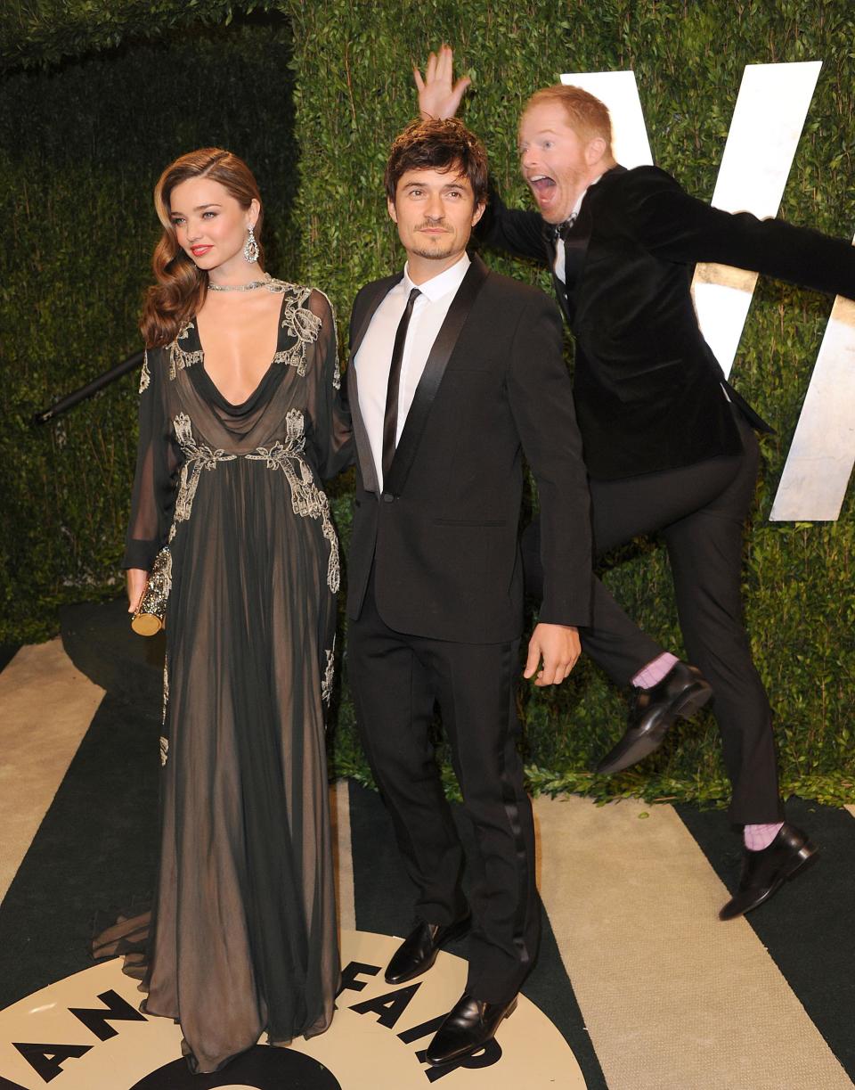 Jesse Tyler Ferguson 'bombs Miranda Kerr and Orlando Bloom