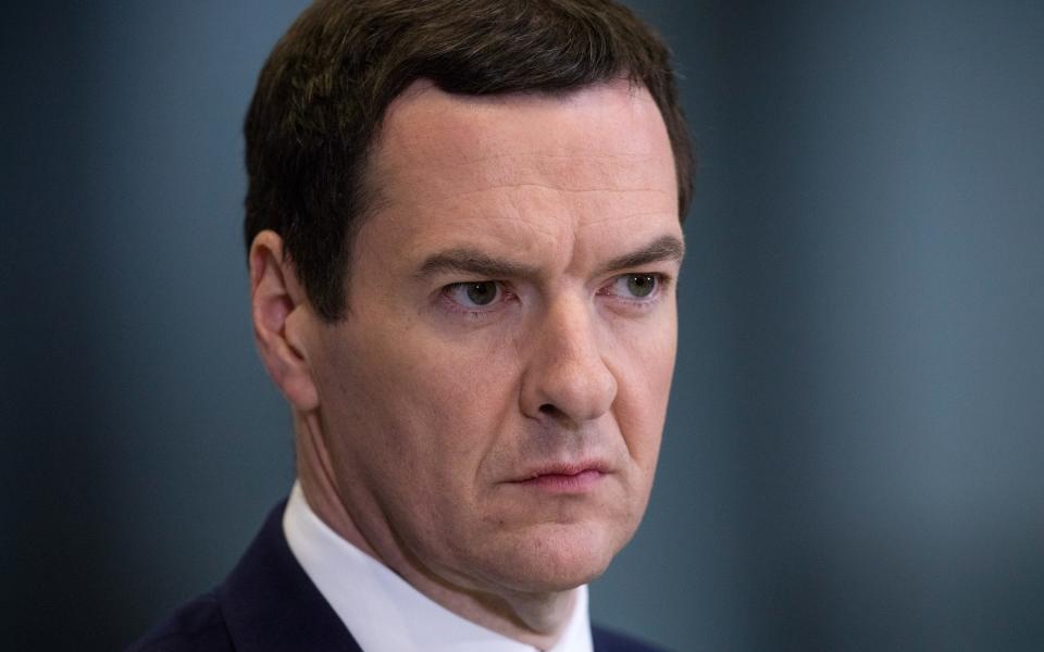 Former chancellor George Osborne  - Matt Cardy 