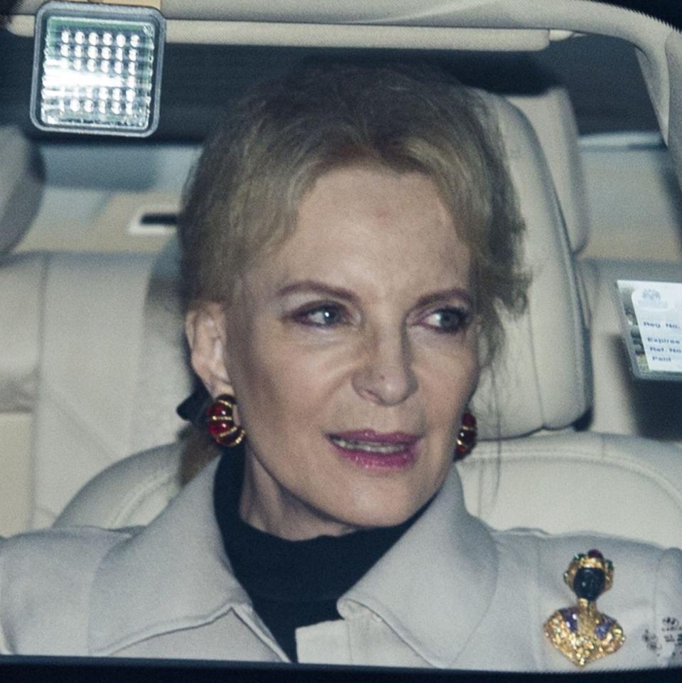 Princess Michael of Kent arrives for lunch at Buckingham Palace  - UK Press