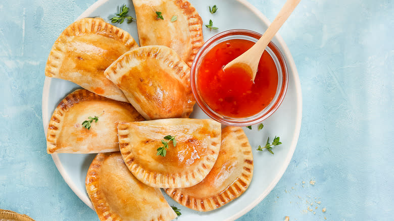 Empanadas on a plate