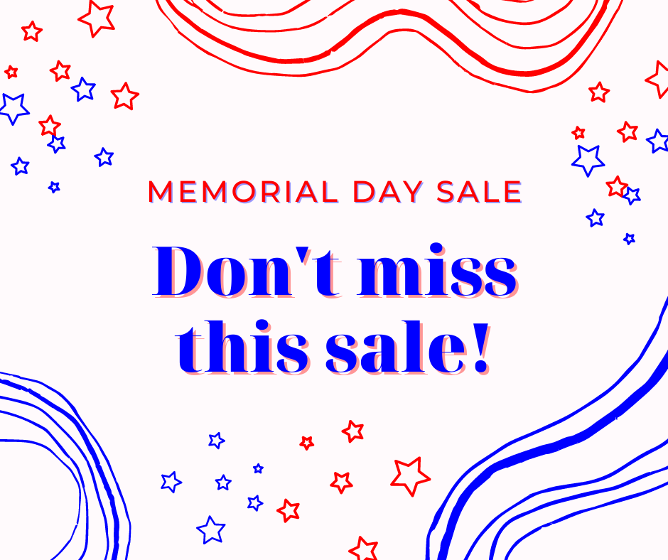 Memorial Day Sale Card