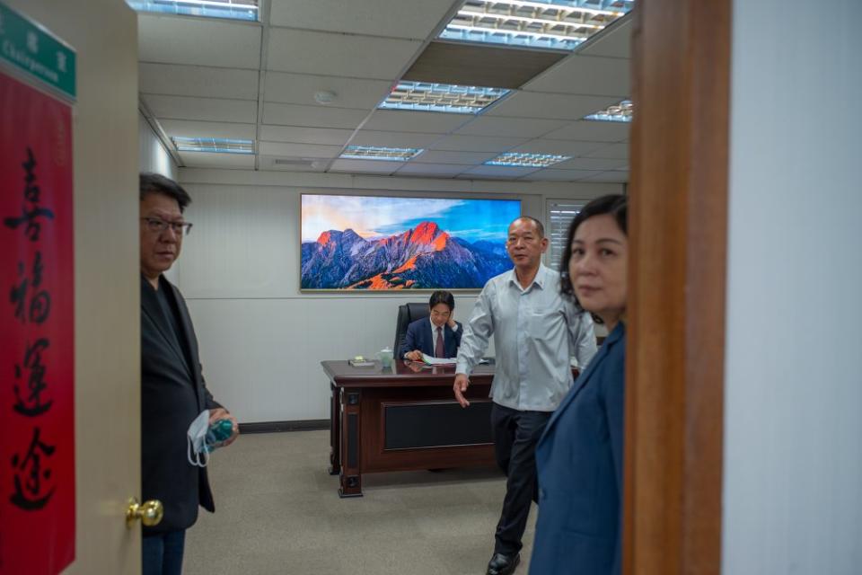 Lai works in his office at the DPP headquarters in Taipei on Oct. 24.<span class="copyright">Lam Yik Fei for TIME</span>