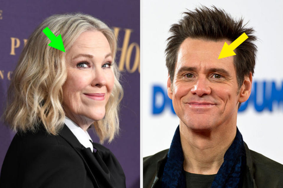 Catherine O'Hara and Jim Carrey