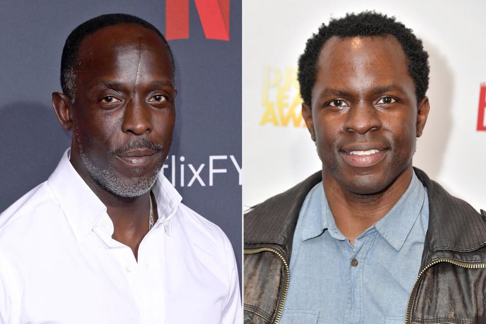 Michael K Williams and Gbenga Akinnagbe