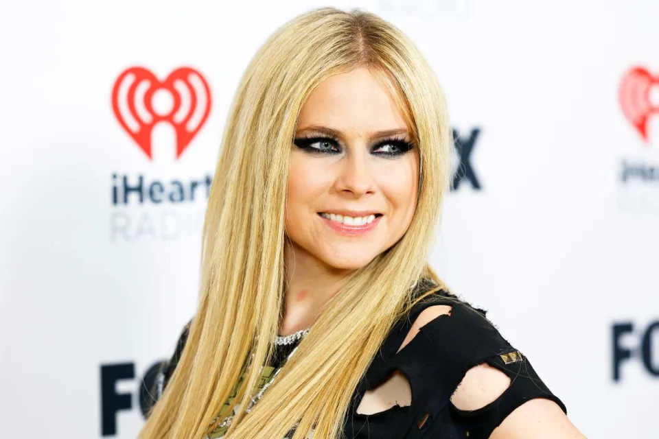 <p>Frazer Harrison/Getty</p> Avril Lavigne in Hollywood in April 2024