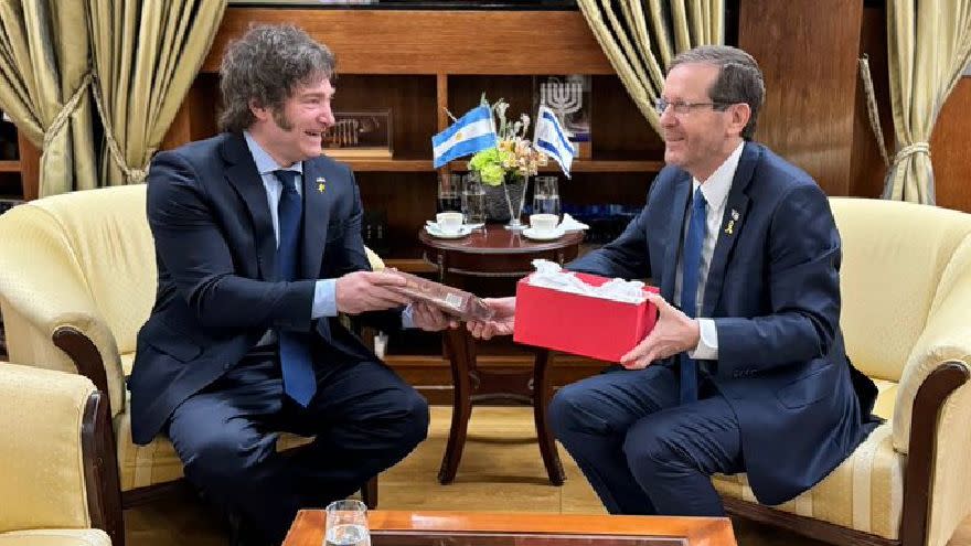 el presidente del Estado de Israel, Isaac Herzog, en Jerusalén.