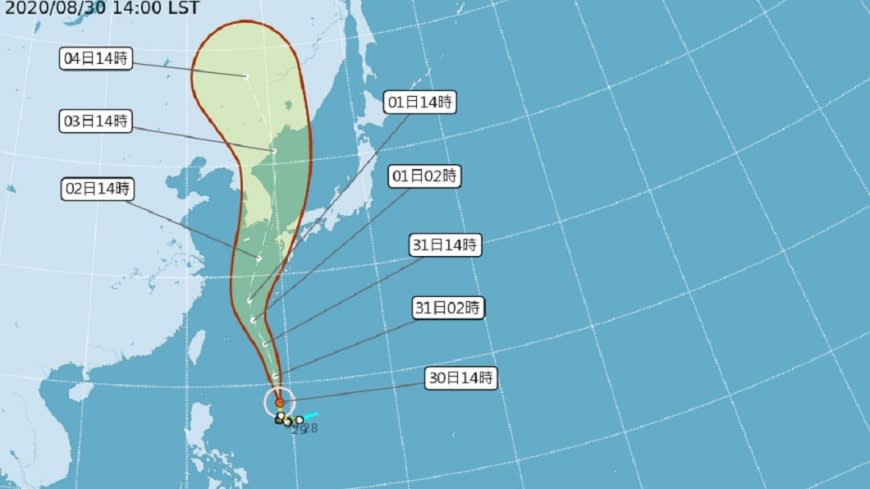 圖／翻攝自中央氣象局