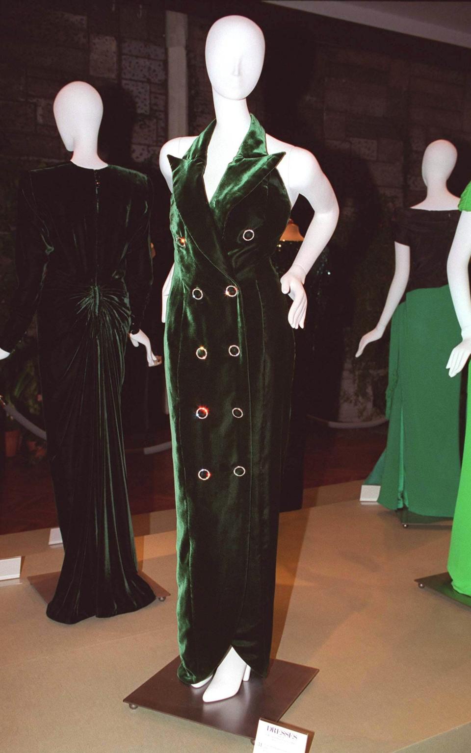 Diana's velvet Catherine Walker tuxedo dress - Getty