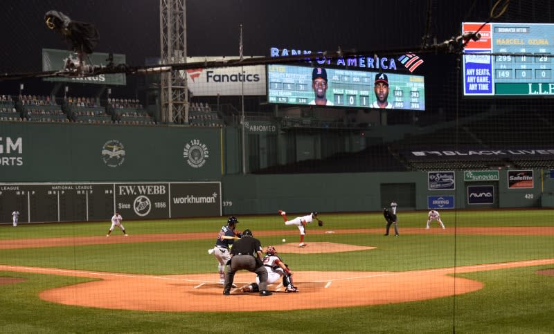 MLB: Atlanta Braves at Boston Red Sox