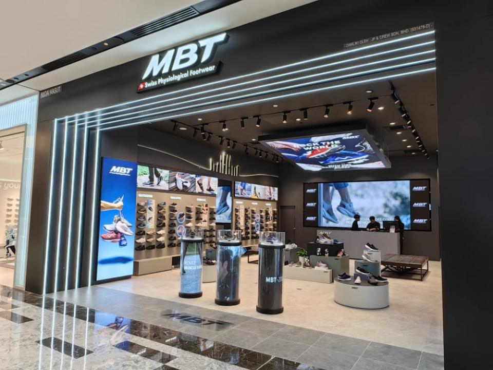 Swiss footwear brand MBT has opened its first Malaysian store at The Exchange TRX. — Picture courtesy of MBT Malaysia