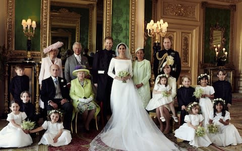 The Duke and Duchess of Sussex with their family - Credit: Alexi Lubomirski