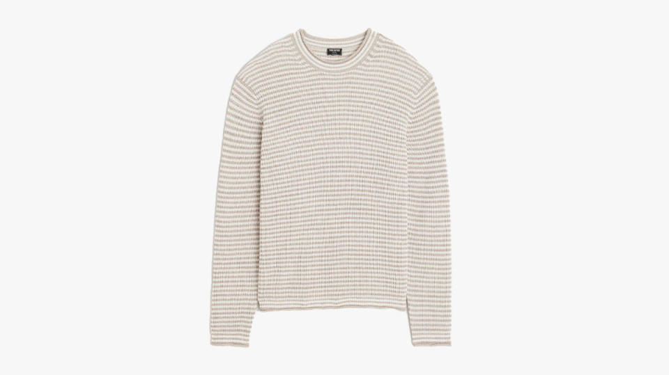 Todd Snyder Linen-Cotton Crewneck in Bisque