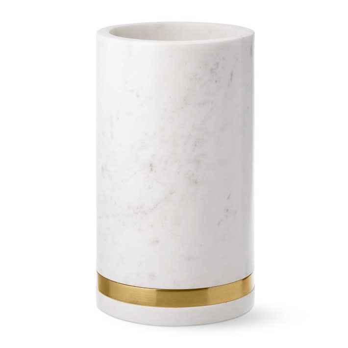 <p><a href="https://go.redirectingat.com?id=74968X1596630&url=https%3A%2F%2Fwww.williams-sonoma.com%2Fproducts%2Fmarble-and-brass-wine-chiller&sref=https%3A%2F%2Fwww.townandcountrymag.com%2Fthe-scene%2Fweddings%2Fg45322894%2Fwedding-registry-tips-and-tricks%2F" rel="nofollow noopener" target="_blank" data-ylk="slk:Shop Now;elm:context_link;itc:0;sec:content-canvas" class="link rapid-noclick-resp">Shop Now</a></p><p>Wine Chiller</p><p>williams-sonoma.com</p><p>$59.95</p><span class="copyright">Courtesy</span>