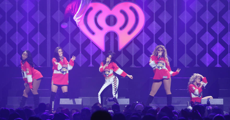 Fifth Harmony perform as a five-piece for a final time at the iHeartRadio Jingle Ball on December 18, 2016 (Copyright: Getty/John Parra)