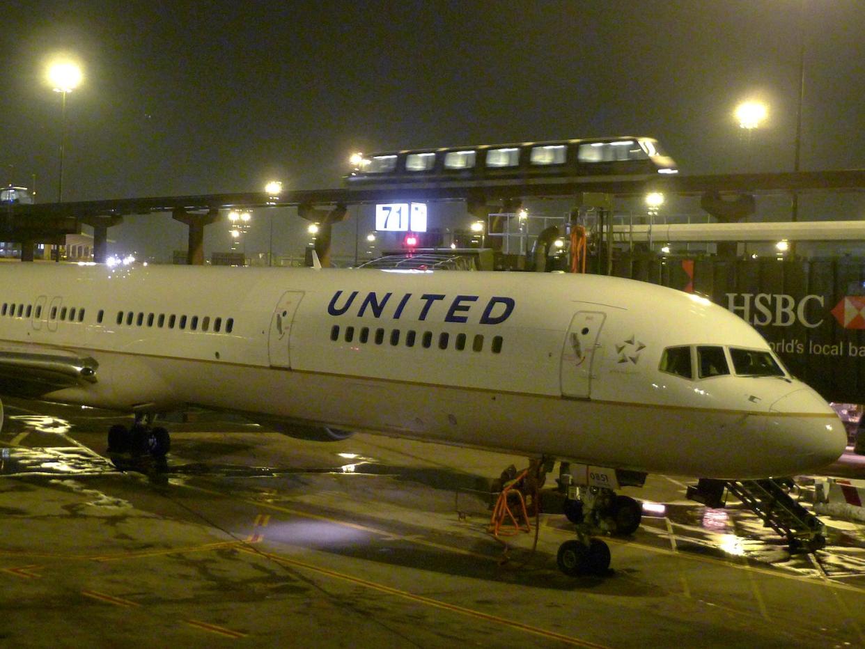 United Airlines Boeing 757 Newark