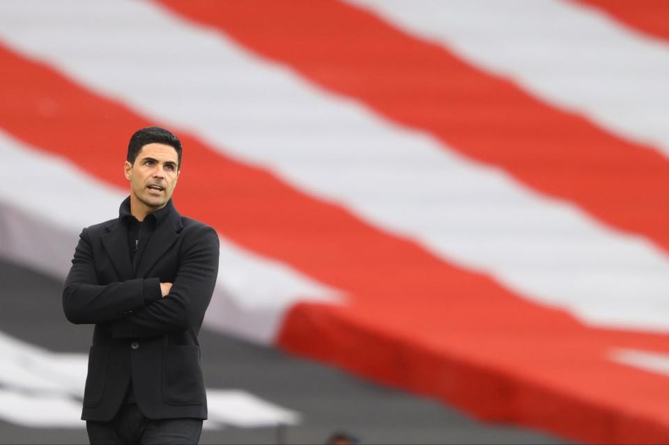 <p>Mikel Arteta has endured an eventful first full season as Arsenal manager</p> (AP)