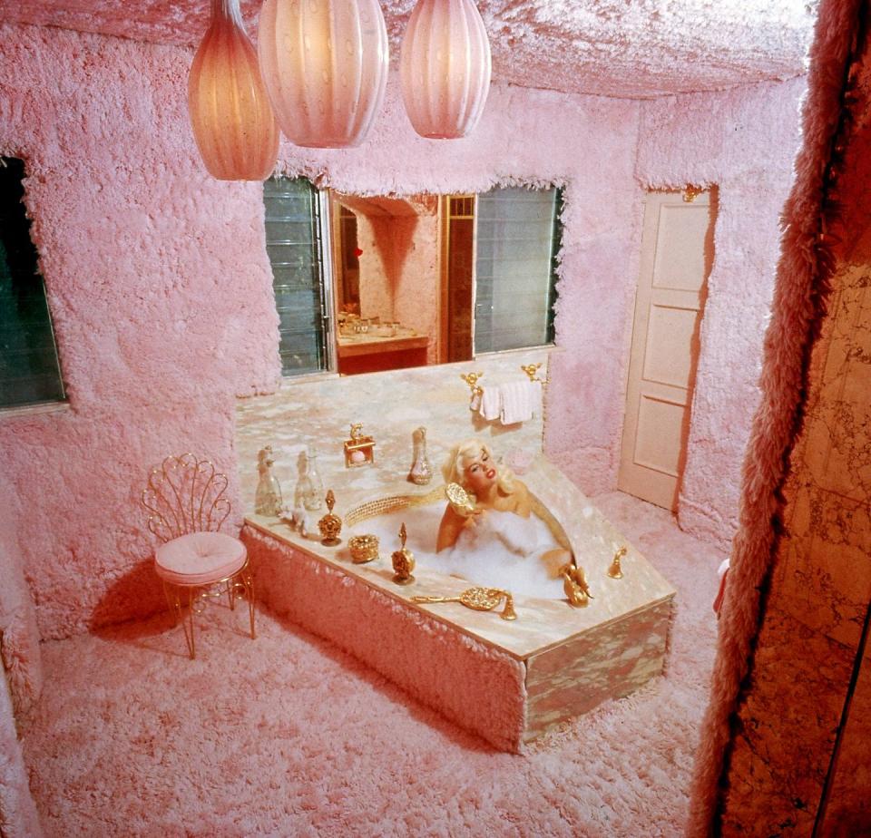 Jayne Mansfield's Pink Palace Bathroom