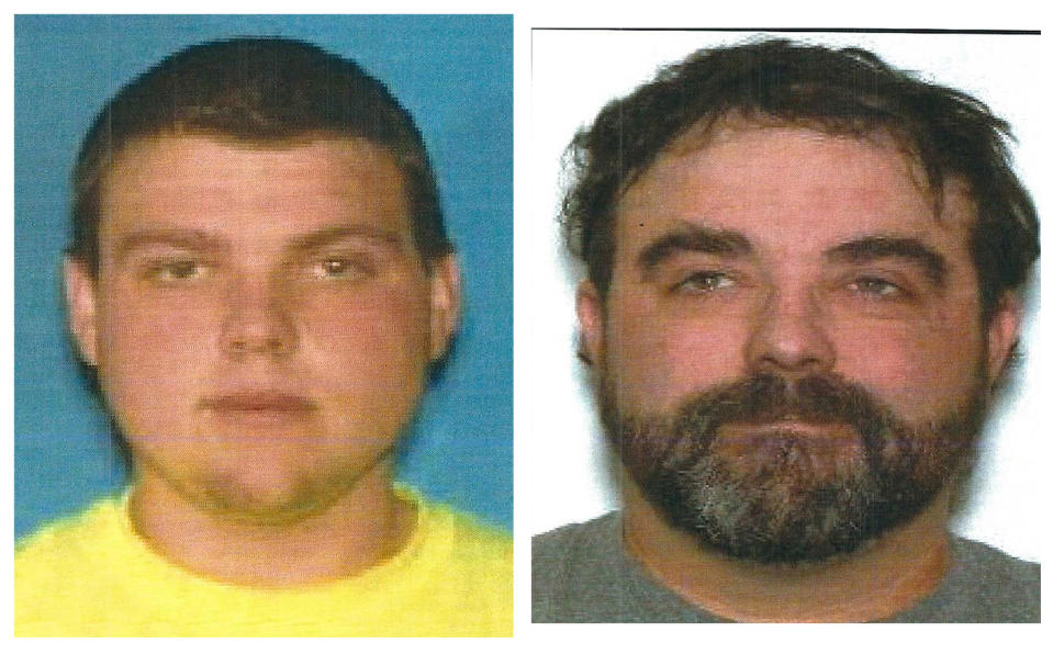 FILE - This document provided by the Clinton County Missouri Sheriff's Department shows brothers Justin Diemel, left, and Nick Diemel, were reported missing July 21, 2019 and are presumed dead. Missouri cattle farmer Garland Nelson was charged Wednesday, Oct. 23, 2019 with two counts of first-degree murder in the deaths of the two missing brothers from Wisconsin. (Clinton County Missouri Sheriff's Department via AP, File)