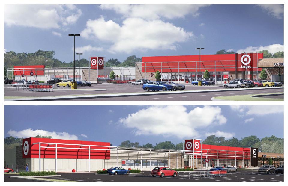 A rendering of the new Target store coming to the Doylestown Shopping Center.