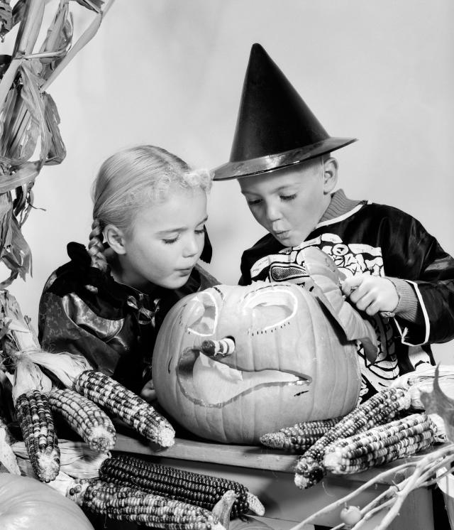 vintage halloween decorations