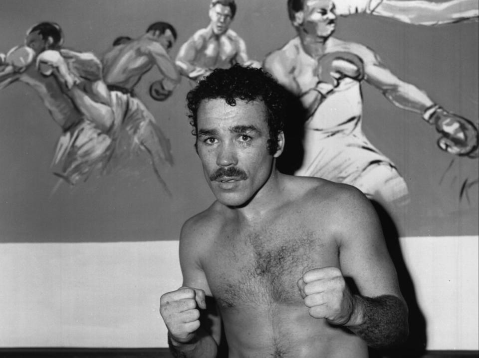 Lucas photographed in a London gym in 1979 (Getty Images)