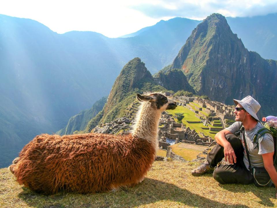 Machu Pichu tourist