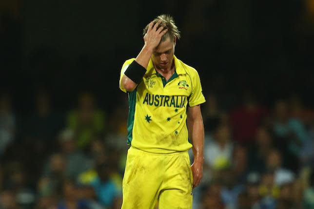 Dejected: Australia need Xavier Doherty to step up against India.